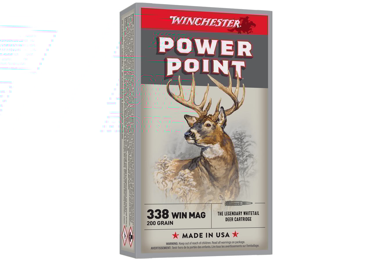 Winchester 338 Win Mag 200 gr Power-Point Super-X 20/Box
